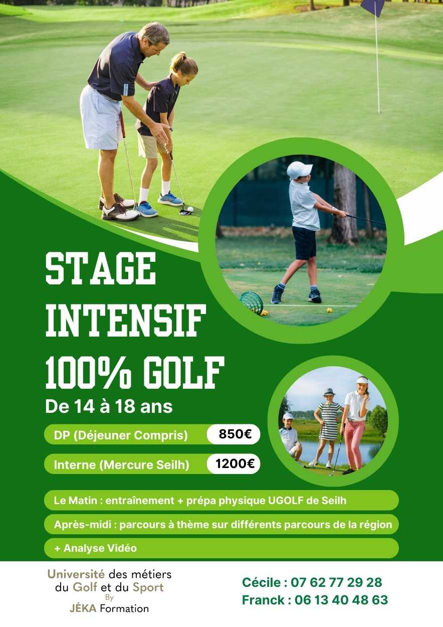 Stages intensifs Golf 2023-2024